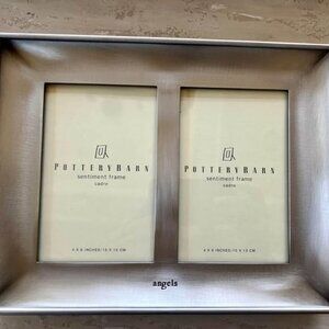 Pottery Barn Double Picture Frame - Brand New